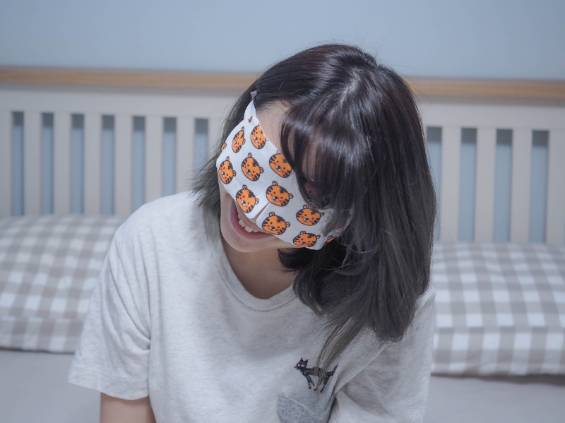 再見失眠症！韓國 SNP 溫熱眼罩，讓萌虎＆熊貓陪我入睡